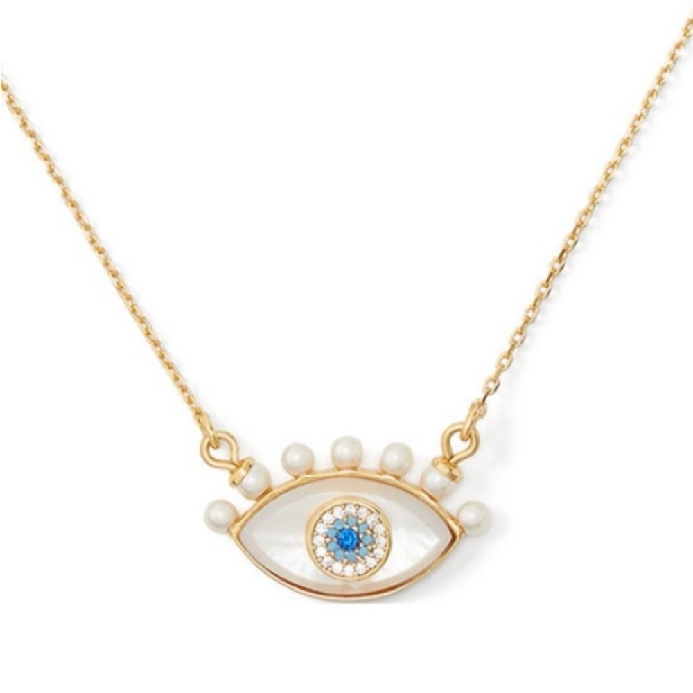 Kate Spade Gold Evil Eye Necklace